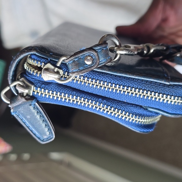 Coach Whipstitch POPPY OPTIC DENIM Tote EUC and Double zip wallet and more!! - Picture 17 of 17